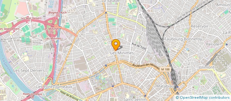 localisation de l'entreprise AUDA à TOULOUSE