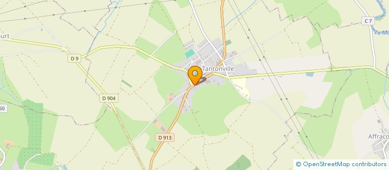 localisation de l'entreprise AUDA  TANTONVILLE