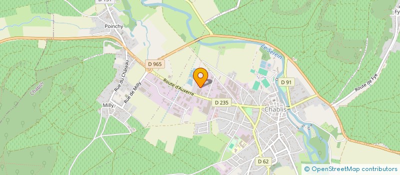 localisation de l'entreprise AUDA  CHABLIS