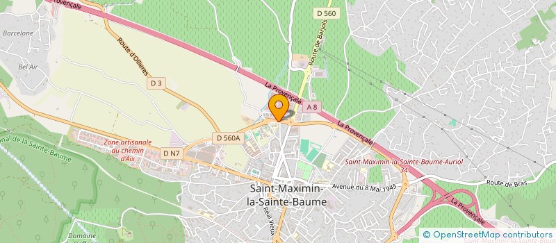 localisation de l'entreprise AUDA PANG IMPORT EXPORT à SAINT-MAXIMIN-LA-SAINTE-BAUME