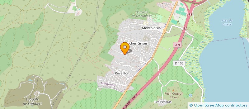 localisation de l'entreprise AUDACE  NARBONNE