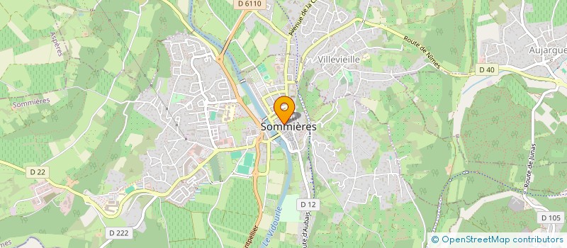 localisation de l'entreprise AUDACE  SOMMIERES