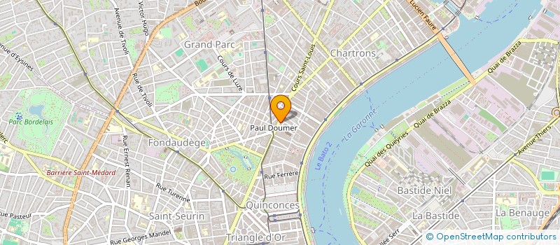 localisation de l'entreprise AUDACE  BORDEAUX