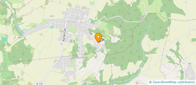 localisation de l'entreprise AUDACE  ASSIEU