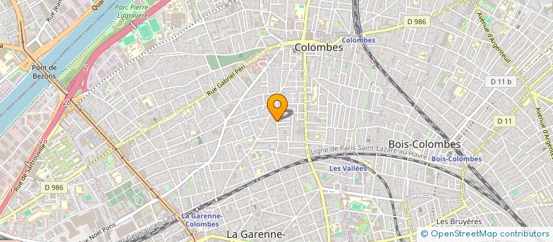 localisation de l'entreprise AUDACE à COLOMBES