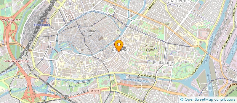 localisation de l'entreprise AUDACE BEAUTE SARL à STRASBOURG