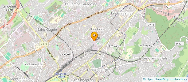 localisation de l'entreprise AUDACE CONSEILS à BESANCON