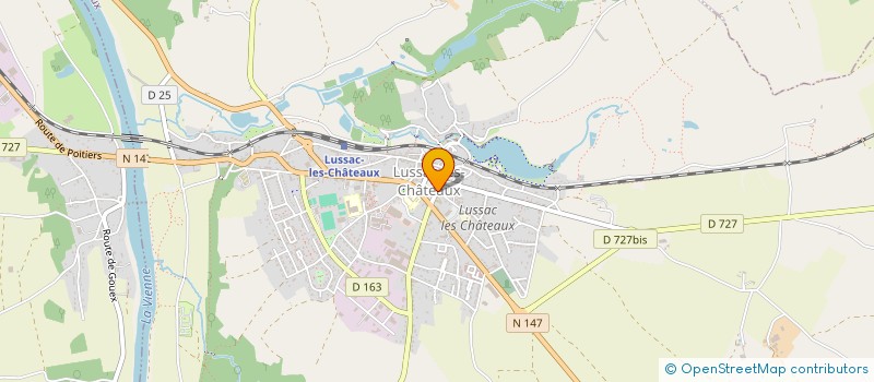 localisation de l'entreprise AUDACE CONSULTING  LUSSAC-LES-CHATEAUX