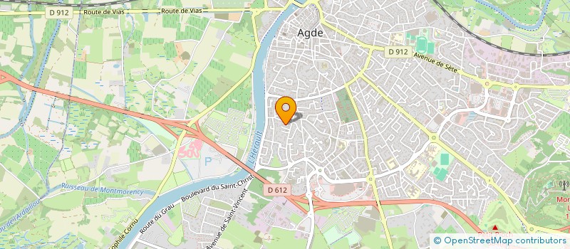 localisation de l'entreprise AUDACE INVESTISSEMENT  AGDE