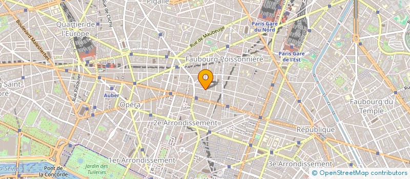 localisation de l'entreprise AUDACE PRODUCTIONS à PARIS