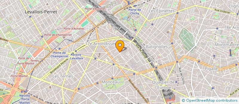 localisation de l'entreprise AUDACE SARL  PARIS