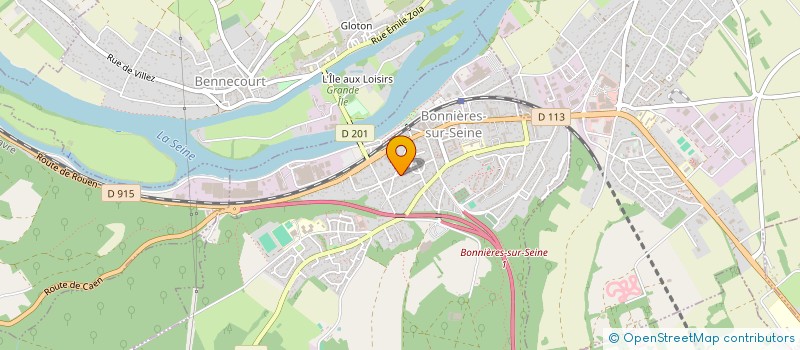 localisation de l'entreprise AUDACE SECURITE SYSTEME à BONNIERES-SUR-SEINE