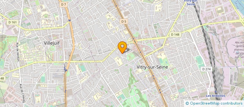 localisation de l'entreprise AUDACE SIMRACING à VITRY-SUR-SEINE