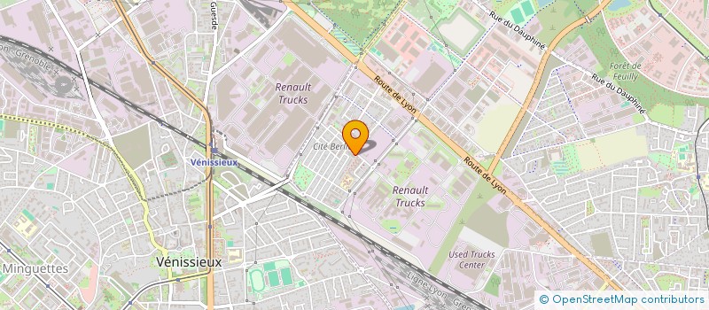 localisation de l'entreprise AUDACE TRANSPORT  SAINT-PRIEST