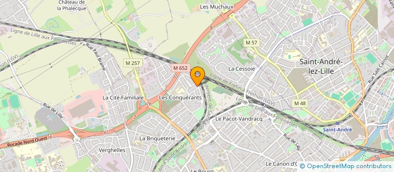 localisation de l'entreprise AUDACIA  SAINTE-CATHERINE