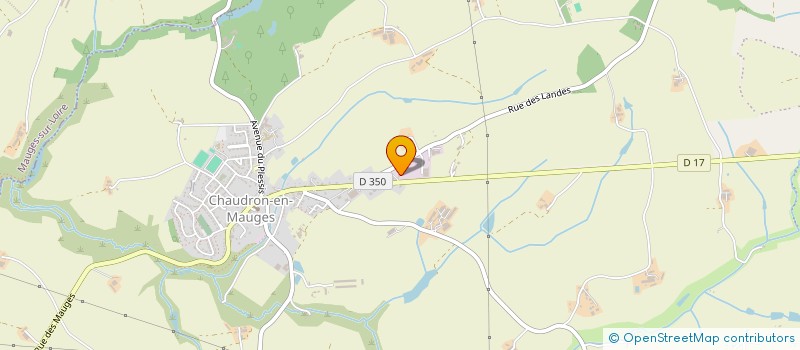 localisation de l'entreprise AUDACING à MONTREVAULT-SUR-EVRE