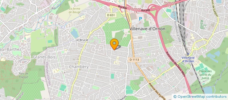 localisation de l'entreprise AUDACIS à VILLENAVE-D'ORNON