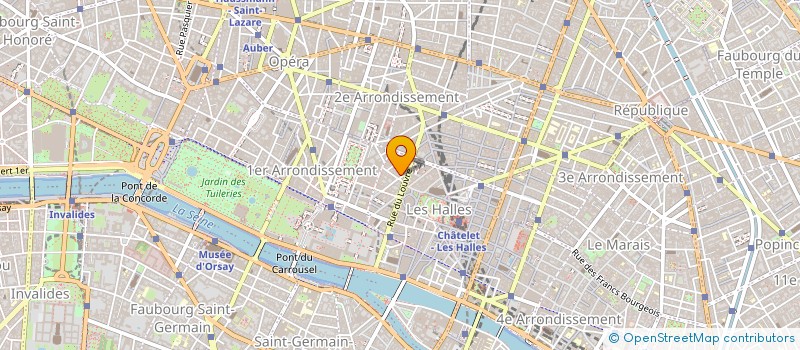 localisation de l'entreprise AUDACITE à PARIS