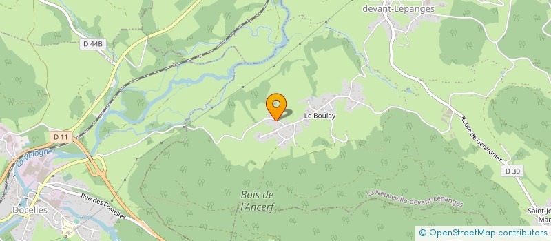 localisation de l'entreprise AUDAEL  LA NEUVEVILLE-DEVANT-LEPANGES