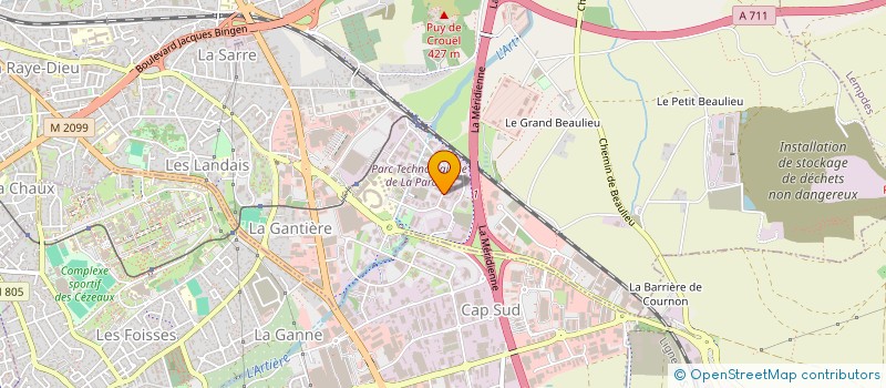 localisation de l'entreprise AUDAEL PILOTAGE  PONT-DU-CHATEAU