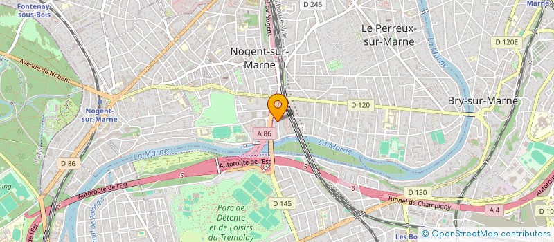 localisation de l'entreprise AUDAFI-RC à LE RAINCY