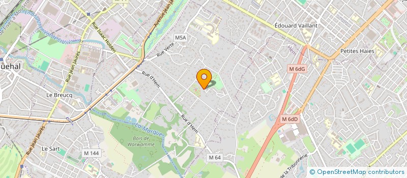 localisation de l'entreprise AUDALEX à CROIX