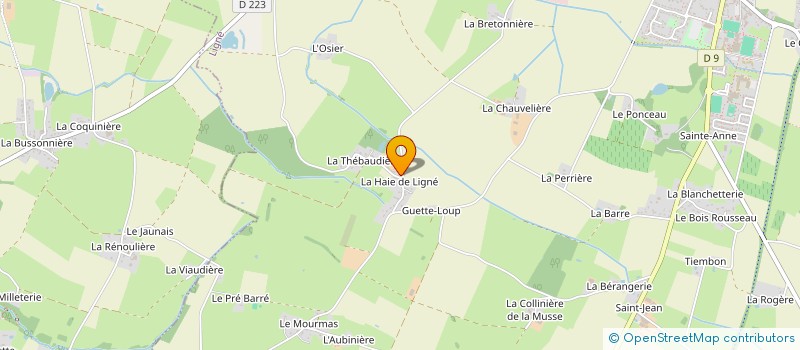 localisation de l'entreprise AUDALEX à LIGNE