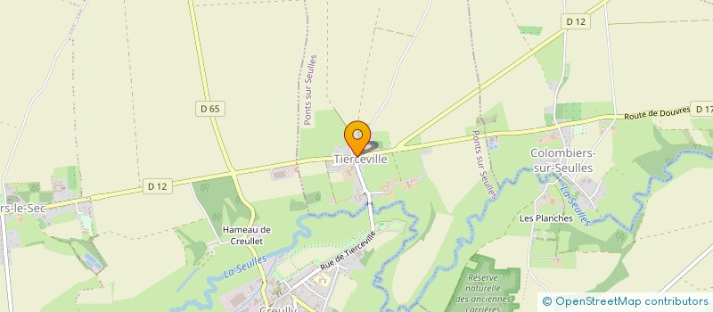 localisation de l'entreprise AUDALIX  CREULLY SUR SEULLES