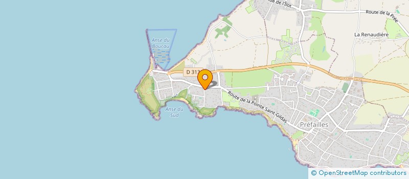 localisation de l'entreprise AUDANA  PREFAILLES