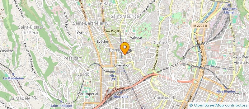 localisation de l'entreprise AUDANTO à NICE