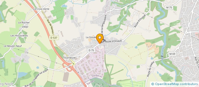 localisation de l'entreprise AUDAP PIERRE-ANTOINE à TREILLIERES