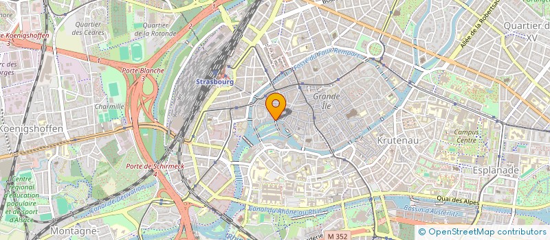 localisation de l'entreprise AUDAPERF à STRASBOURG