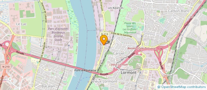 localisation de l'entreprise AUDARD MICHEL  LORMONT