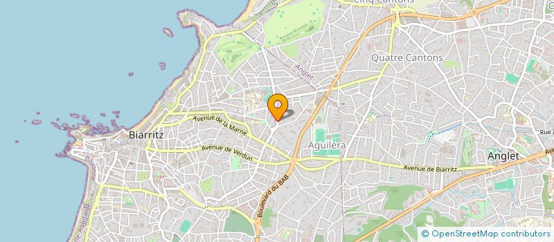 localisation de l'entreprise AUDARIS FINANCE & COURTAGE à BIARRITZ