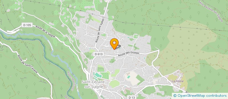 localisation de l'entreprise AUDARO à SAINT-CEZAIRE-SUR-SIAGNE