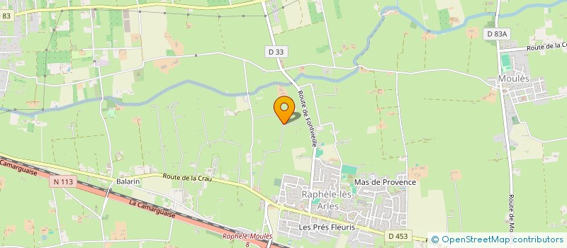 localisation de l'entreprise AUDARVAL  ARLES