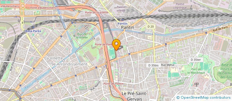 localisation de l'entreprise AUDAS FRANCE à PANTIN