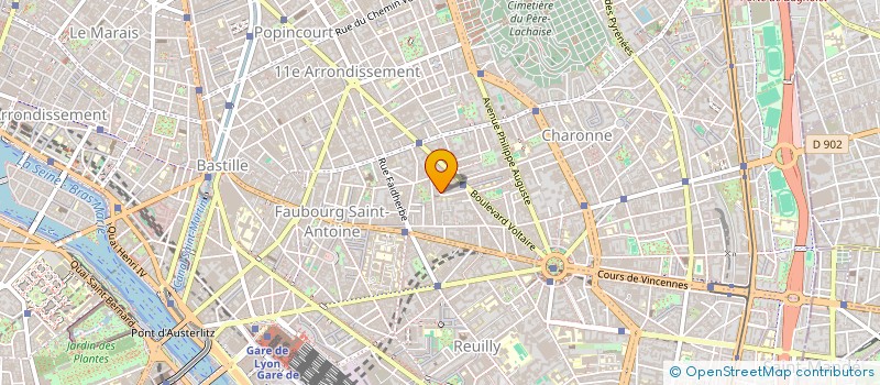 localisation de l'entreprise AUDAS SAS  PARIS