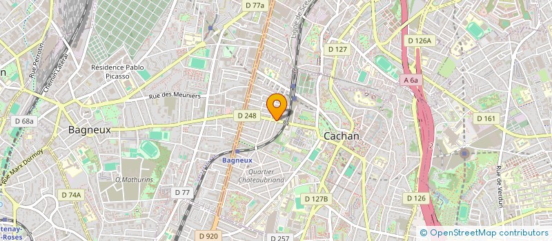 localisation de l'entreprise AUDATEX DEVELOPPEMENT FRANCE à CACHAN
