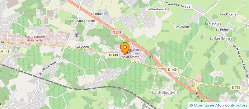 localisation de l'entreprise AUDATIS à HAUTE-GOULAINE