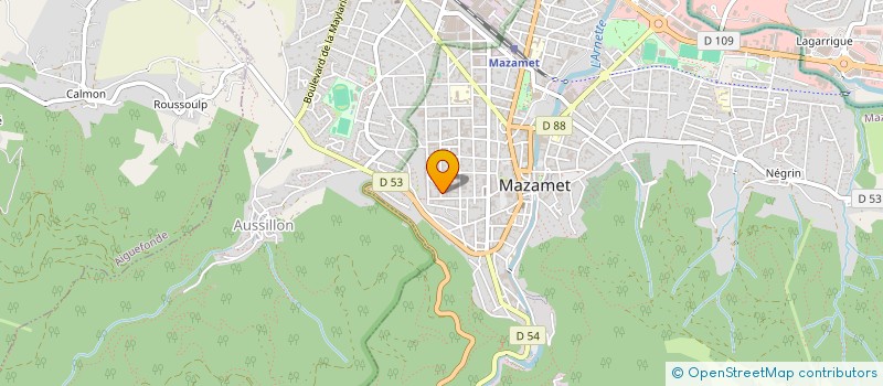 localisation de l'entreprise AUDAV  MAZAMET