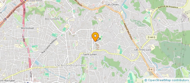 localisation de l'entreprise AUDAX  MARSEILLE