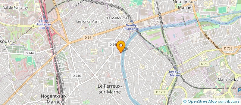 localisation de l'entreprise AUDAX  LE PERREUX-SUR-MARNE