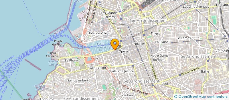 localisation de l'entreprise AUDAX AVOCATS à MARSEILLE