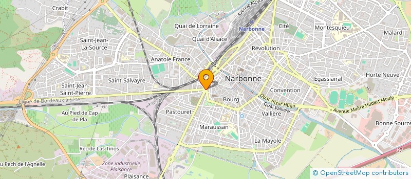 localisation de l'entreprise AUDAX NARBONNAIS  NARBONNE