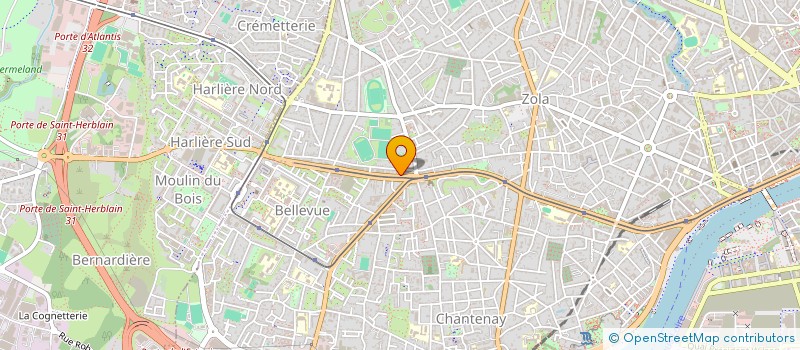 localisation de l'entreprise AUDAXIO à NANTES