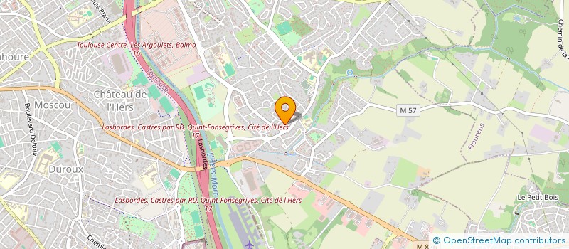 localisation de l'entreprise AUDCLEMANT  BALMA