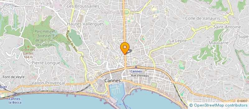 localisation de l'entreprise AUDE & ASSOCIES  CANNES