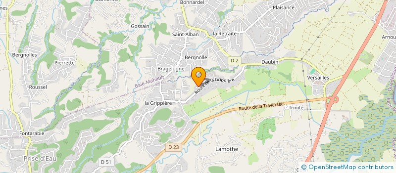 localisation de l'entreprise AUDE AVENIR à PETIT-BOURG