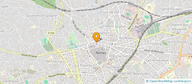 localisation de l'entreprise AUDE B INVESTISSEMENTS  NIMES